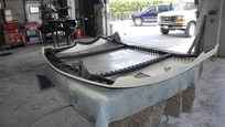 Lamborghini Espada Hood repaired